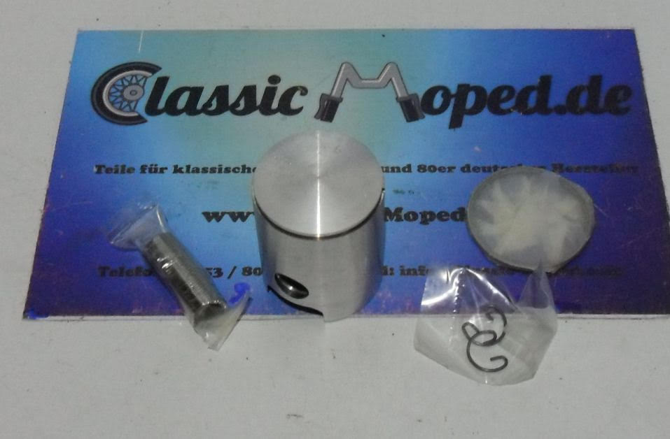 L Ring Kolben F  Repro Zündapp  Kurzpleuel KS50 Combinette R50  C50 M50 Falconette Neu - Classic-Moped