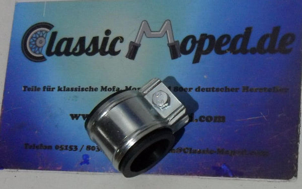 Auspuff Schelle mit Gummi Hercules KTM Kreidler Klemme  28 - 30 NEU - Classic-Moped