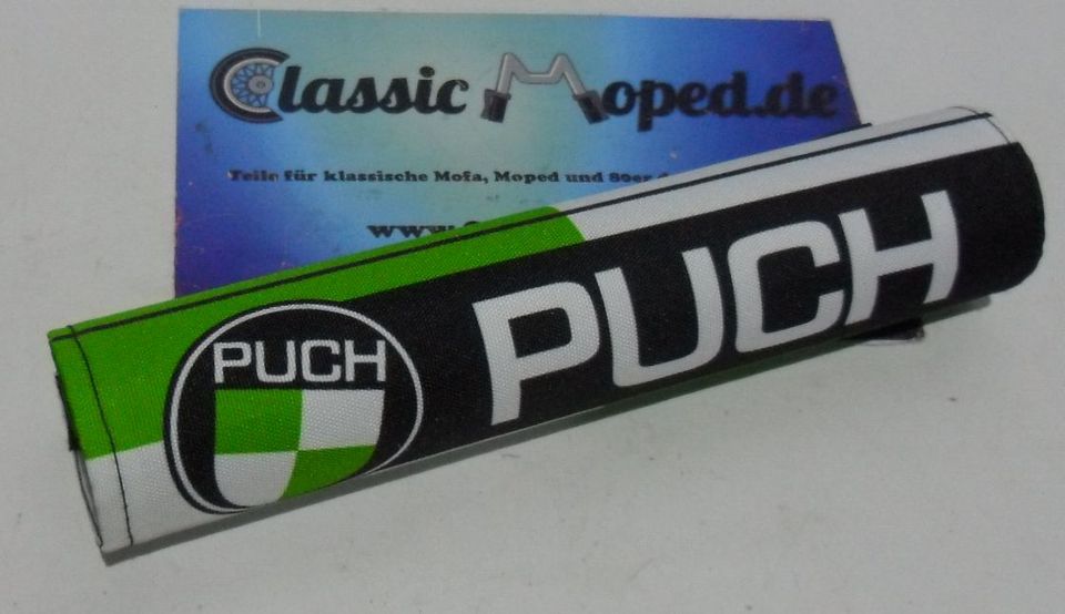 Puch Pionier Enduro Cobra T Lenkerpolster Rolle grün weiss NEU - Classic-Moped