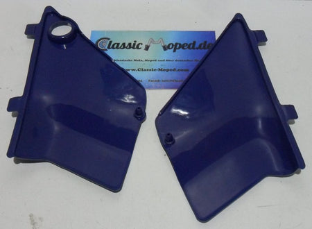 Honda HD02 MT 5 8 50 80 dunkel blau Seitendeckel Satz NEU - Classic-Moped