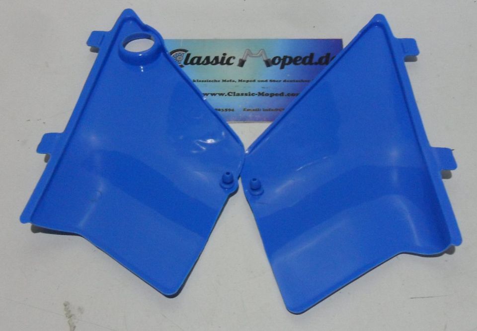 Honda HD02 MT 5 8 50 80 hell blau Seitendeckel Satz NEU - Classic-Moped