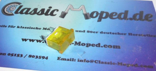 Passend für Puch Zündapp KTM Moped Mokick 21x10 Kontroll Lampe Leuchte gelb NEU