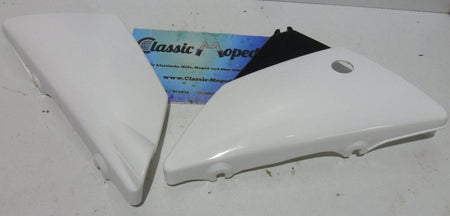 Seitendeckel Satz weiß Yamaha DT 50 / 80 MX Seitenverkleidung NEU - Classic-Moped