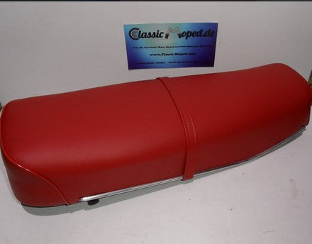 Sitzbank passend für Zündapp KS50 GTS 50 rot 517-21.704 NEU - Classic-Moped