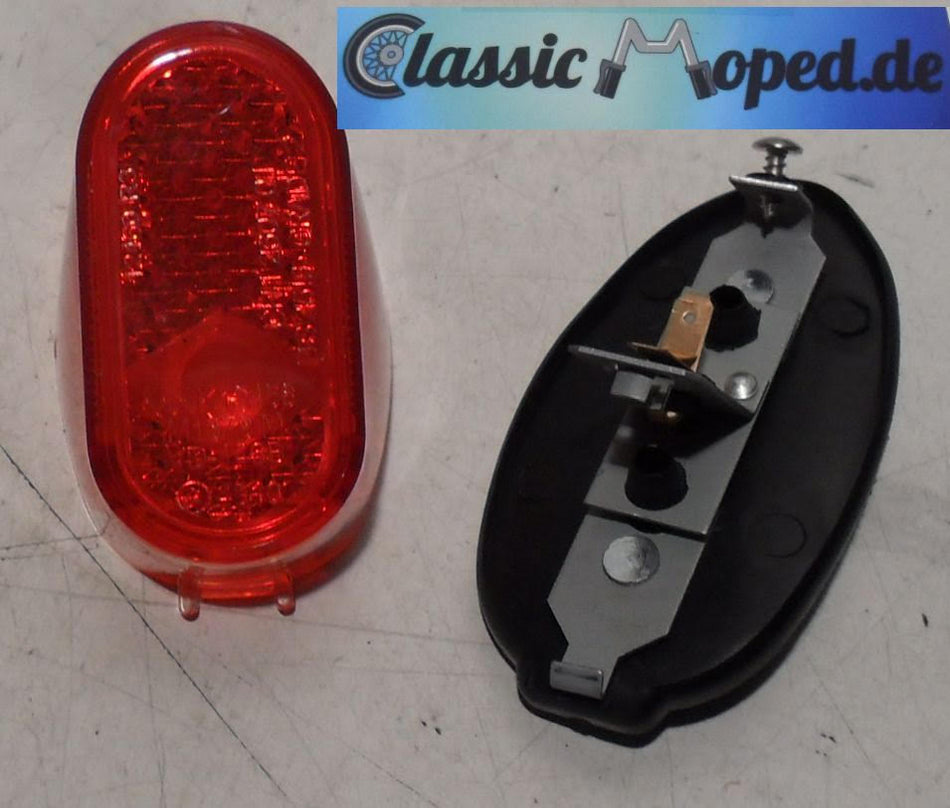 Rücklicht passend für Zündapp M 50 25 Bergsteiger Mofa Moped NEU mit K-Nummer + Schlange - Classic-Moped