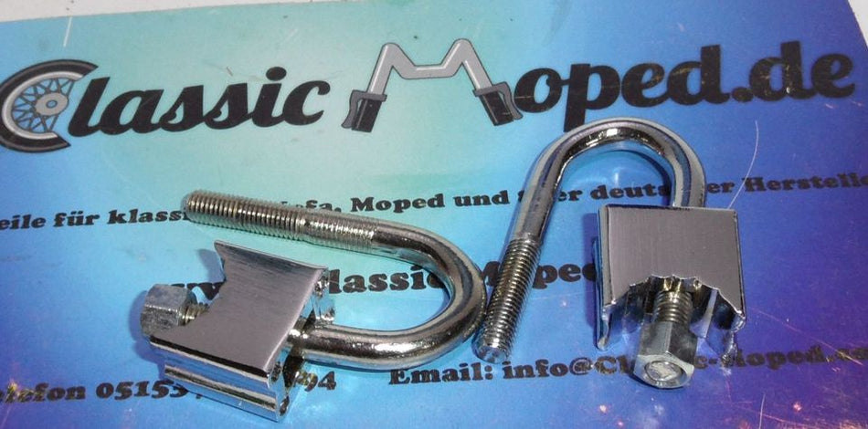 Satz Lenker Klemmen Mobylette MBK AV 40 /50/51/88 N 140 150 NEU - Classic-Moped