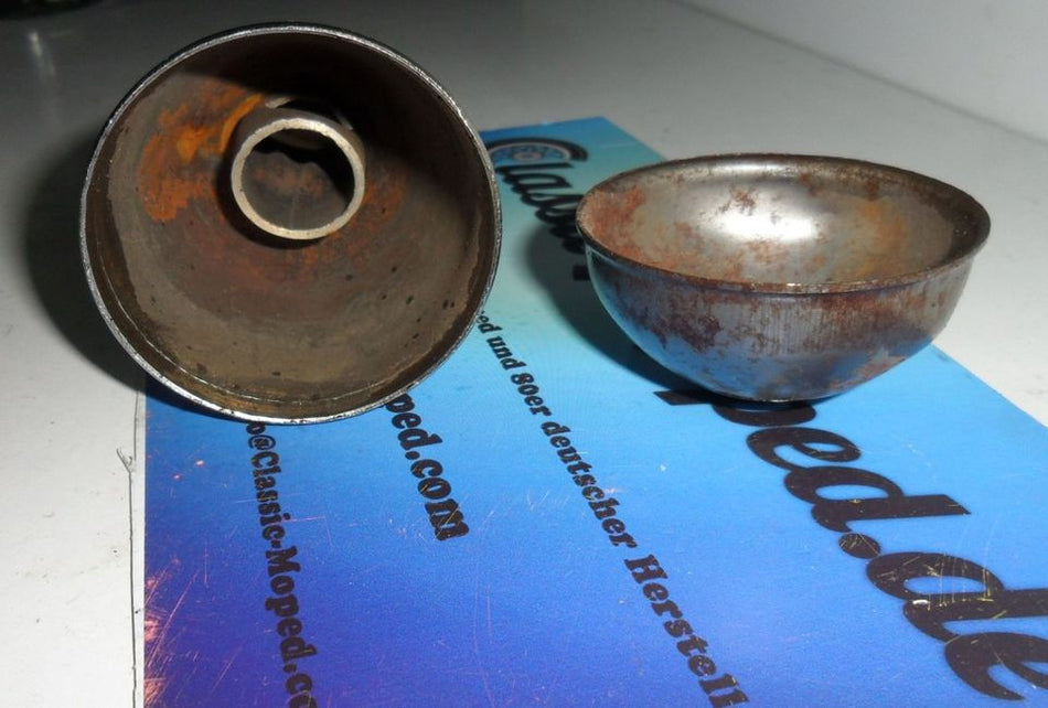 55mm Auspuff Zigarre Endstück lang DKW NSU 50èr Jahre NOS NEU - Classic-Moped