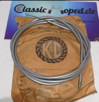 NSU Lambretta Schaltzug grau neue Version K+C 6332 NOS NEU - Classic-Moped
