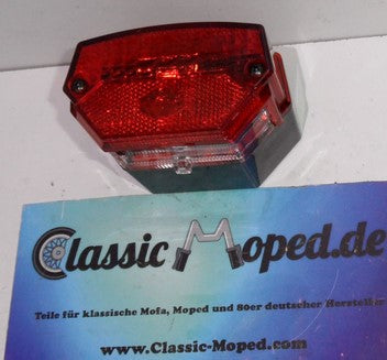 Rücklicht oh. Sockel Hercules K50 Kreidler RM RMC mit Prüfz.  NEU - Classic-Moped