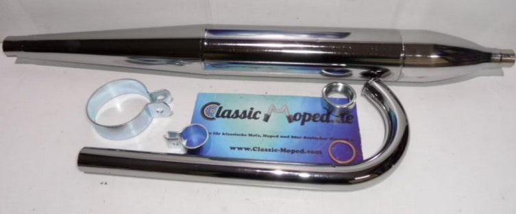Hercules Lastboy Auspuff Auspuffanlage Krüm 28 Moped Zigarre NEU - Classic-Moped