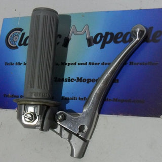 Original Magura Gasgriff silber 70` Mofa Mokick Alu Hebel NOS NEU