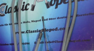 NSU Lambretta Roller Gaszug grau 173mm Oldtimer 50 er Jahre NEU