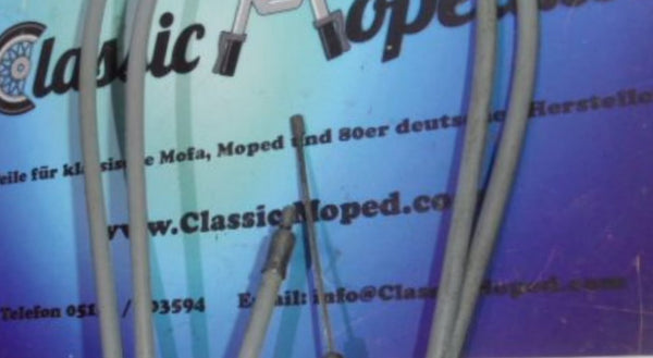 NSU Lambretta Roller Gaszug grau 173mm Oldtimer 50 er Jahre NEU