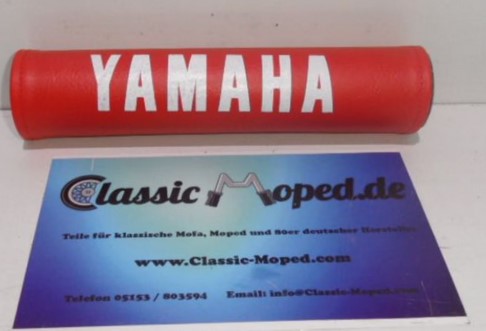 Yamaha DT 50 125 200 Lenkerpolster Rolle Kunstleder rot weiß NEU - Classic-Moped