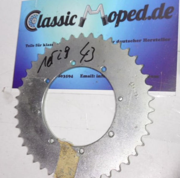 Kettenrad Hercules Mofa Moped MP2 -1 P1-2 M1-2 1629- 43 Zähne NEU