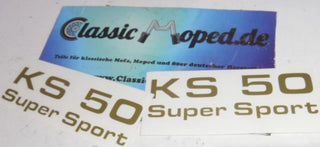 Aufklebersatz passend Zundapp KS 50 Super Sport Gold Decor NEU