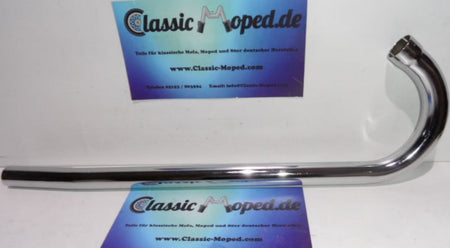 Auspuff Krümmer Victoria Vicky 4 mit Frankfurter Topf Moped NEU - Classic-Moped