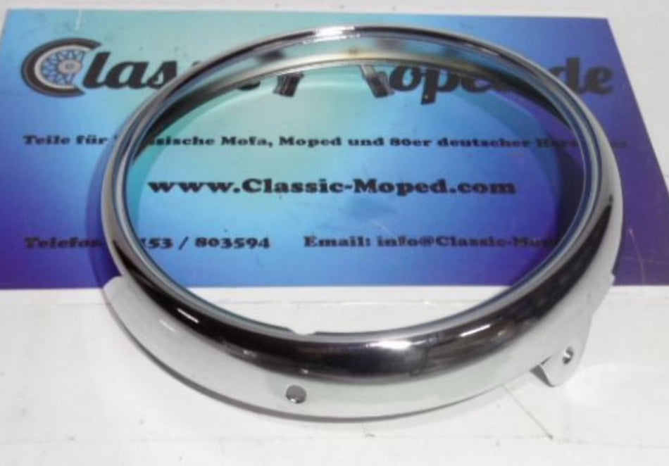 Yamaha DT RD TY 50 Chromring Lampe Scheinwerfer Chromring NEU - Classic-Moped