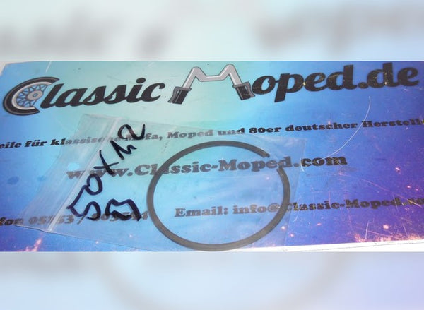Kolbenring 50x1,2 B passend für Zündapp 92ccm Kolben KS80 NEU - Classic-Moped