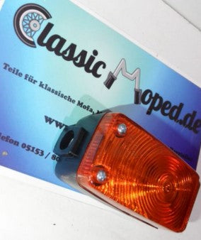 Eckiger Blinker Hercules KX5 Ultra CS GTS 50 KS80 Prüfzeichen NEU - Classic-Moped