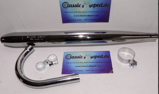 Casal K181 - 190 Moped Auspuff Auspuffanlage Krümmer Topf NEU - Classic-Moped