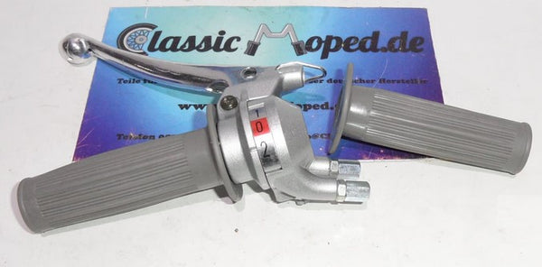 Mofa Moped 2 Gang Schaltgriff silber Hercules MP Kreidler DKW NEU - Classic-Moped