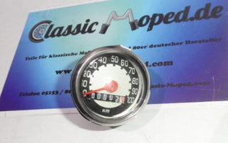 Tacho 48mm Einbaumaß 100 km/h Mofa Moped universal Kreidler Hercules KTM Puch usw