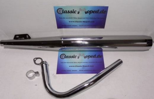 Auspuff Anlage Krümmer passend für Puch M50 Racing Moped NEU - Classic-Moped