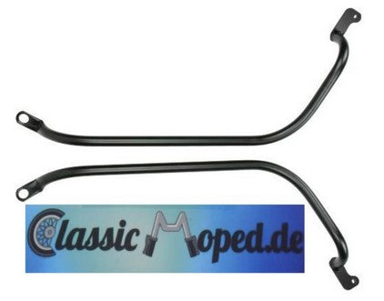 Zündapp Unterzüge 517 Rahmen unter Rohr schwarz Repro GTS 50 NEU - Classic-Moped