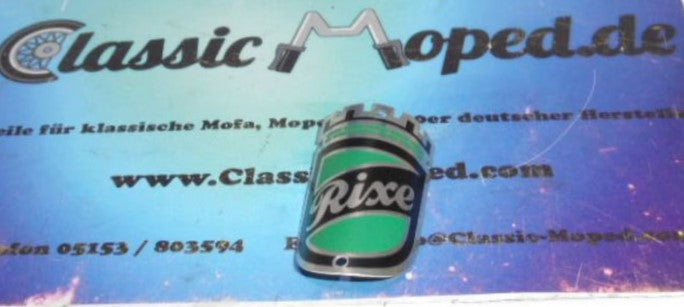 Rixe Lenkkopf Schild Emblem Oldtimer Fahrrad Mofa Moped NOS NEU - Classic-Moped