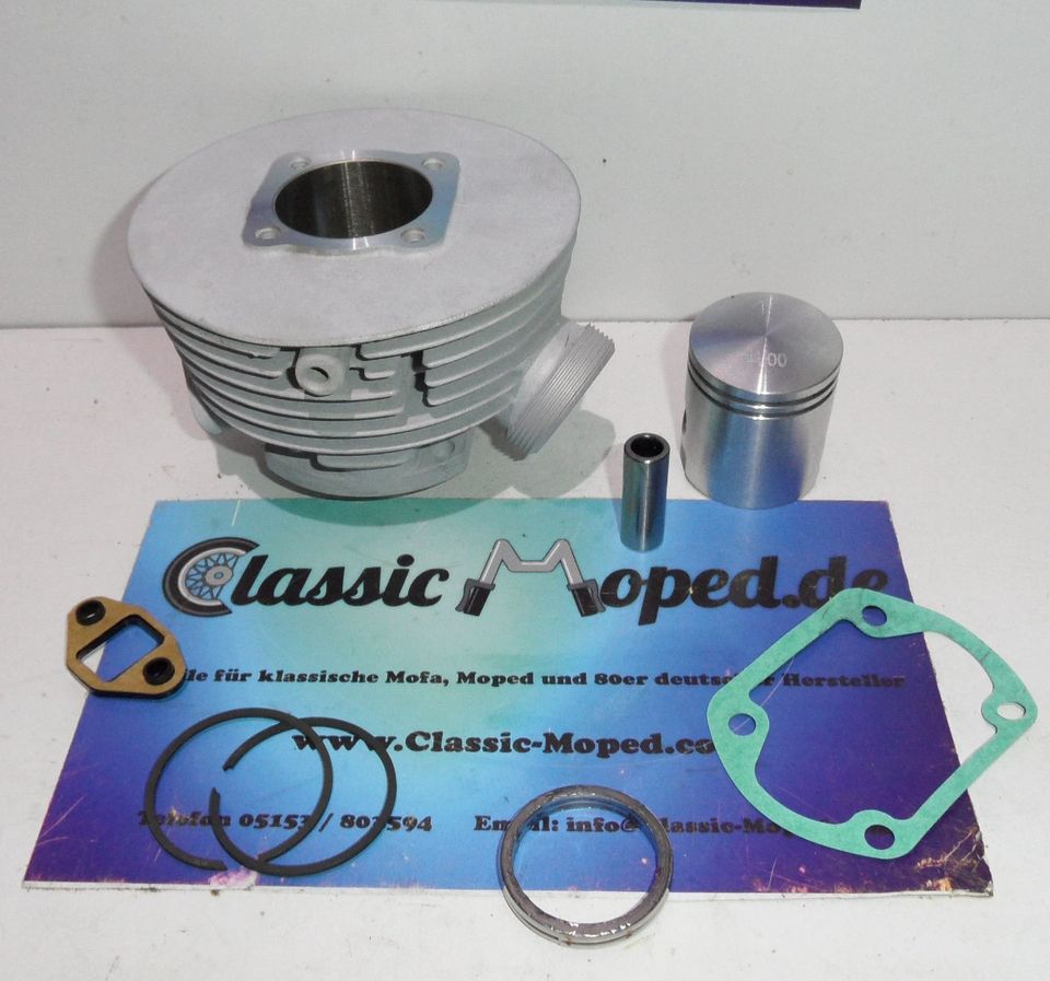 Tuning ALU Zylinder Sachs 50/4 3 Motor 60ccm Hercules Lastboy NEU - Classic-Moped