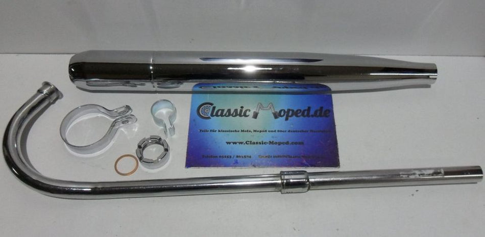 Rixe R503 Mofa Auspuff Anlage Sachs Motor 50/3D 3 Gang NEU - Classic-Moped