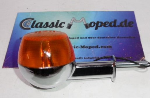 Mofa Moped KKR Blinker Chrom KTM MS MSS lang mit Prüfz. NEU - Classic-Moped