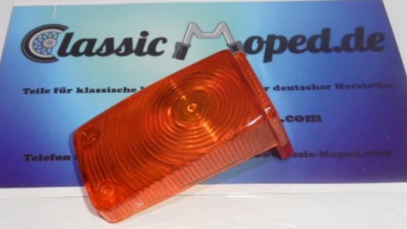 Blinkerkappe Blinlkerglas Repro für ULO 255 Kreidler Hercules NEU - Classic-Moped