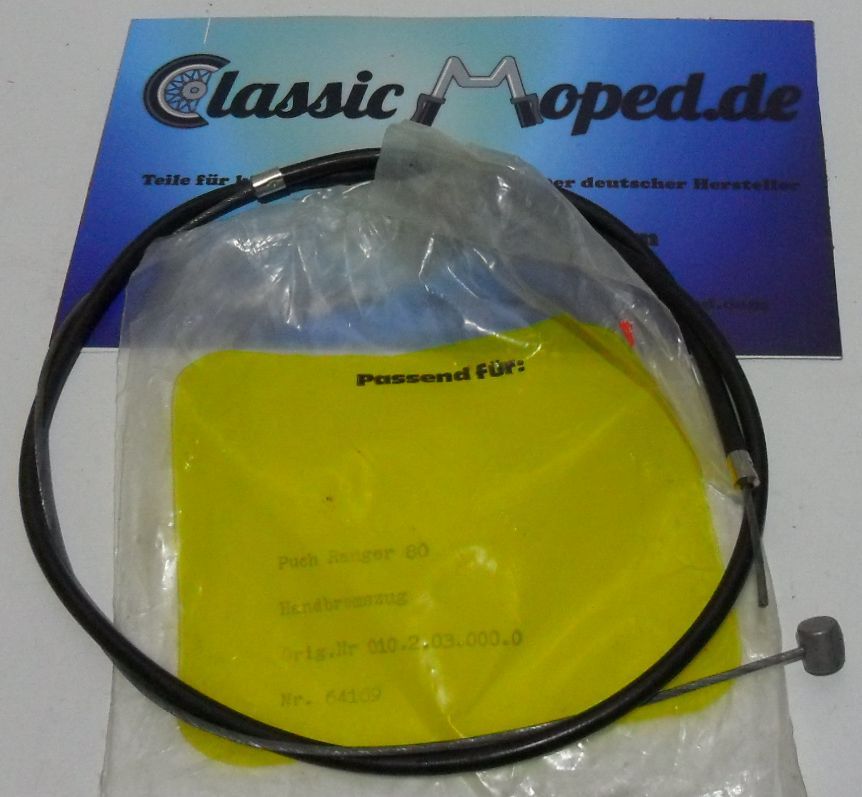 Puch Kleinkraftrad Ranger 80 Bremszug Vorderrad Bremse V NOS NEU - Classic-Moped