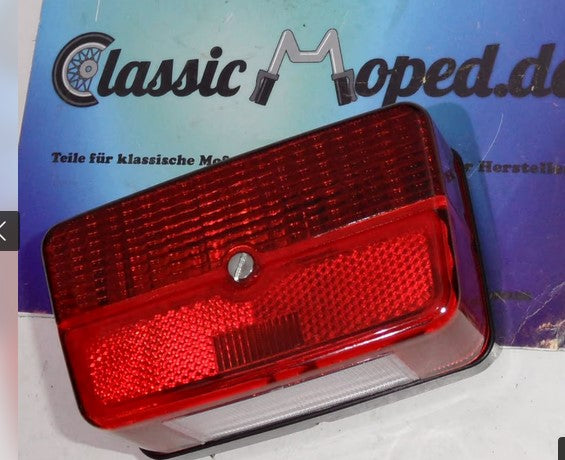 Rücklicht passend für Zündapp Mokick ZD GTS C 50 Kreidler Rot NEU - Classic-Moped