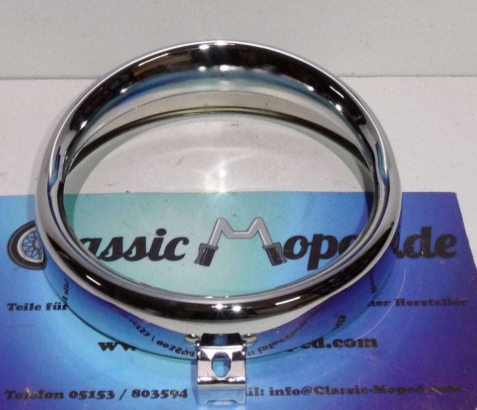 Kreidler RM LF RS 50 Lampenchrom Ring 158mm CEV 08.17.28 NEU - Classic-Moped