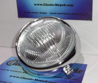 Scheinwerfer Puch M50 Racing ZKW Lampe Schirmchen 130/150 NEU - Classic-Moped