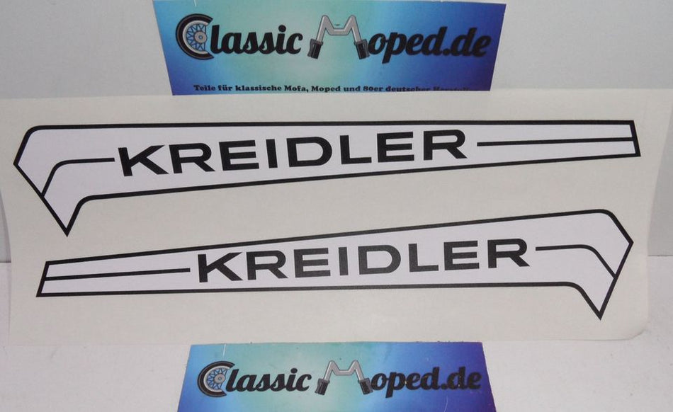 Kreidler Flott MF 24 Mofa Tank Aufkleber Decor 435.08.04 / 03 NEU - Classic-Moped