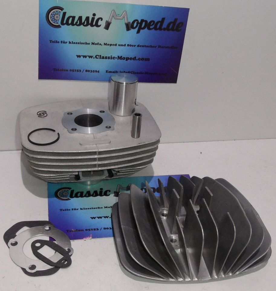 Zylinder passend für Zündapp KS50 Super Sport Kurzpleuel Kopf NEU - Classic-Moped