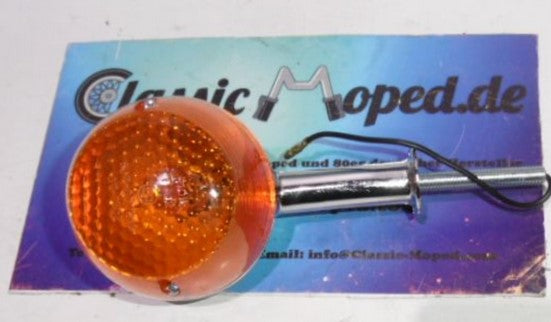 Mofa Moped KKR Blinker Chrom KTM MS MSS lang mit Prüfz. NEU - Classic-Moped