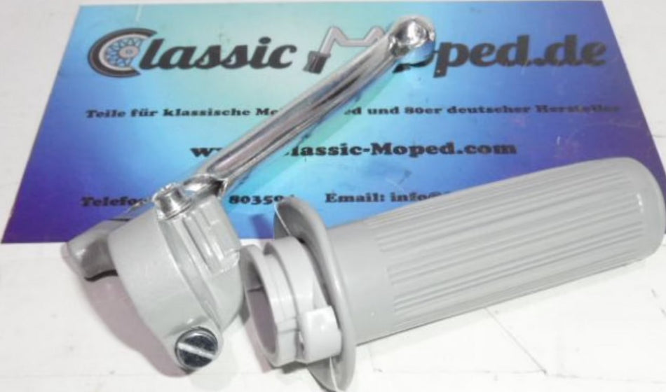 Gasgriff grau Hercules Kreidler MF MP Gasdrehgriff Mofa 25 NEU - Classic-Moped