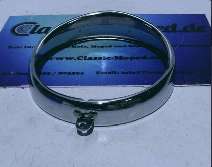 Kreidler Florett K54 Eitank Scheinwerfer Lampe Chromring -57 NEU - Classic-Moped