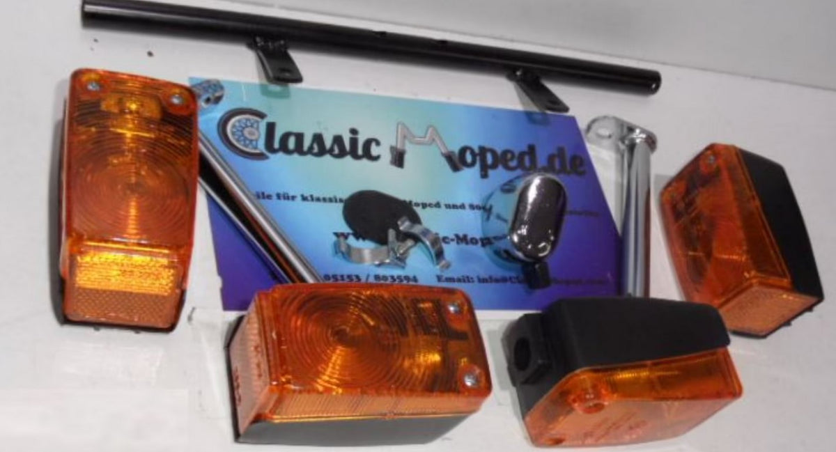 Blinker Halter schalter Set universal passend Zündapp GTS 529 NEU - Classic-Moped
