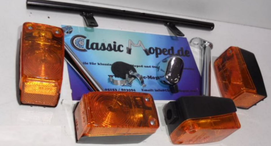 Blinker Halter schalter Set universal passend Zündapp GTS 529 NEU - Classic-Moped