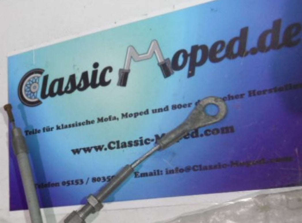 Bremszug hinten für NSU Roller 50 èr Jahre grau Ringöhse NOS NEU - Classic-Moped