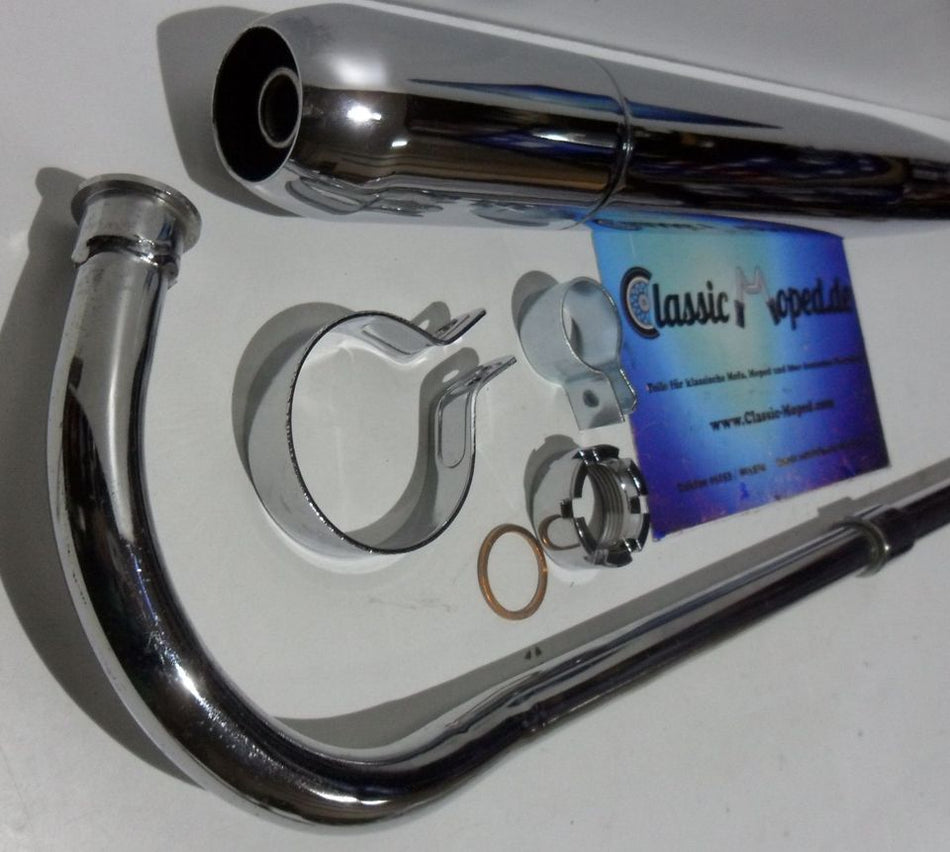 Rixe R503 Mofa Auspuff Anlage Sachs Motor 50/3D 3 Gang NEU - Classic-Moped