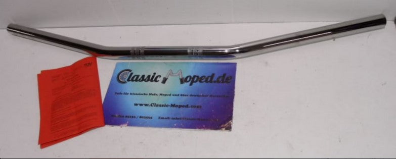 Flach Lenker Tommaselli verchromt Breite 705 mm TÜV-Gutachten NEU - Classic-Moped