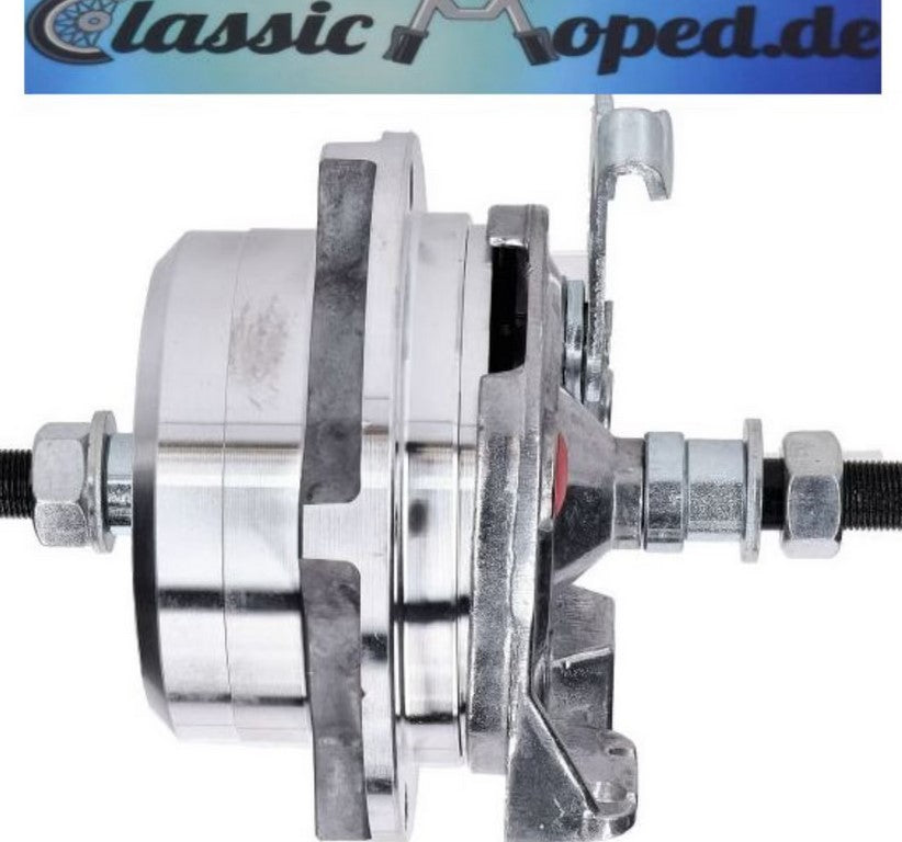 Vorderrad Nabe Puch Maxi X30 Alu Felge komplett mit Bremse NEU - Classic-Moped