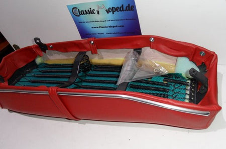 Sitzbank passend für Zündapp KS50 GTS 50 rot 517-21.704 NEU - Classic-Moped